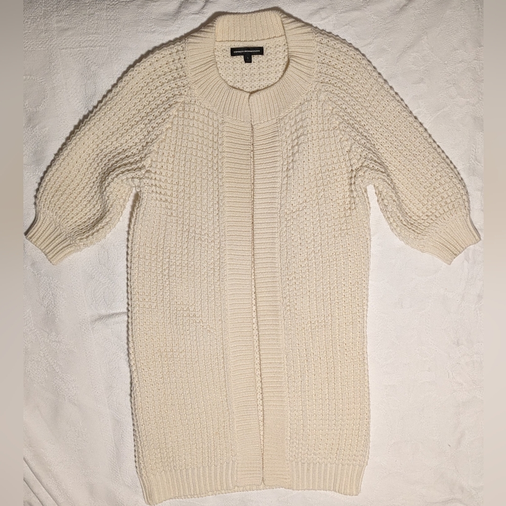 Chunky Knit short sleeve cardigan